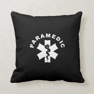 Paramedic EMS Logo Throw Pillow