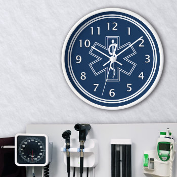 Paramedic Emt Ems Clock by JerryLambert at Zazzle