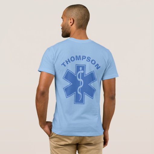 Paramedic EMT EMS Custom Color T-Shirt | Zazzle