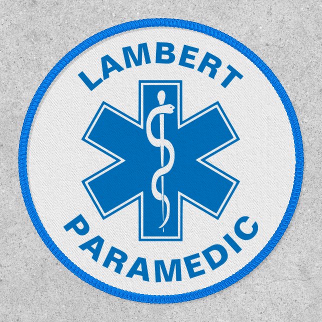 Paramedic EMT EMS Custom Patch (Front)