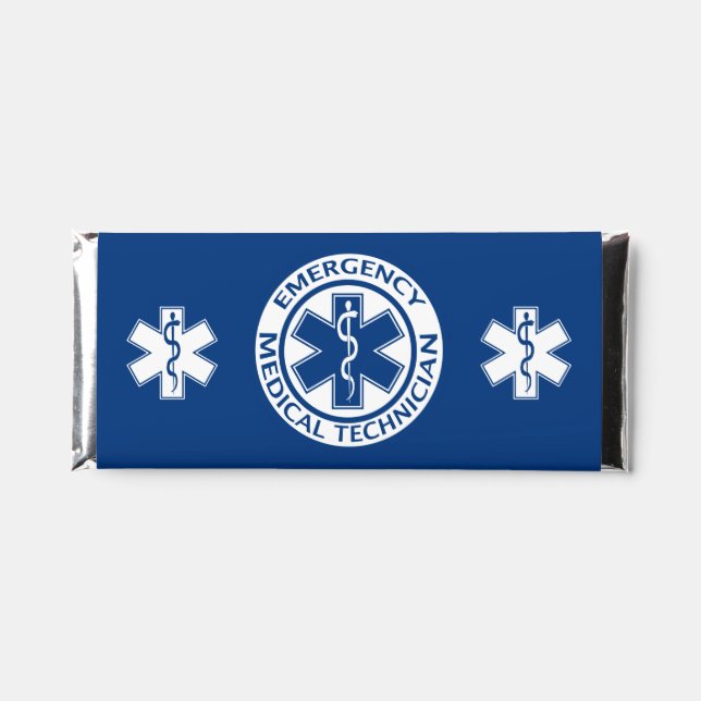 Paramedic EMT EMS Hershey bar favors (Front)