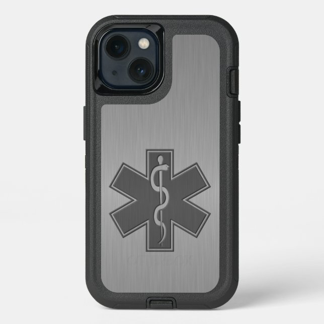 Paramedic EMT EMS Modern Otterbox iPhone Case (Back)