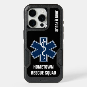 Paramedic EMT EMS Name template iPhone 15 Pro Case