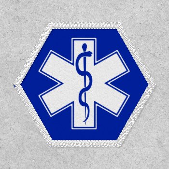 Paramedic Emt Ems Patch by JerryLambert at Zazzle