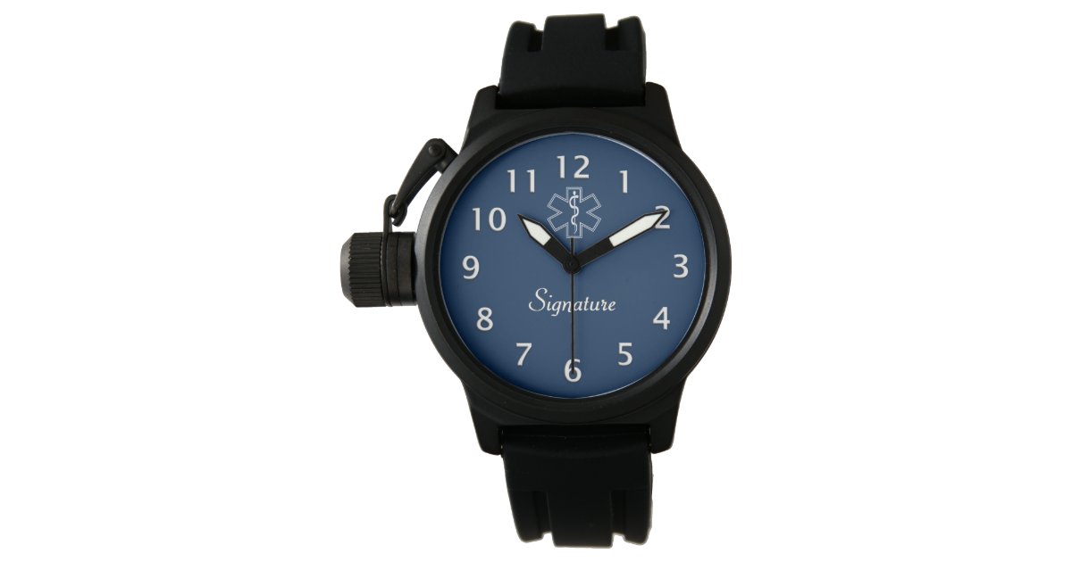 Paramedic EMT EMS Signature Wrist Watch