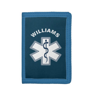 Paramedic EMT EMS Trifold Wallet