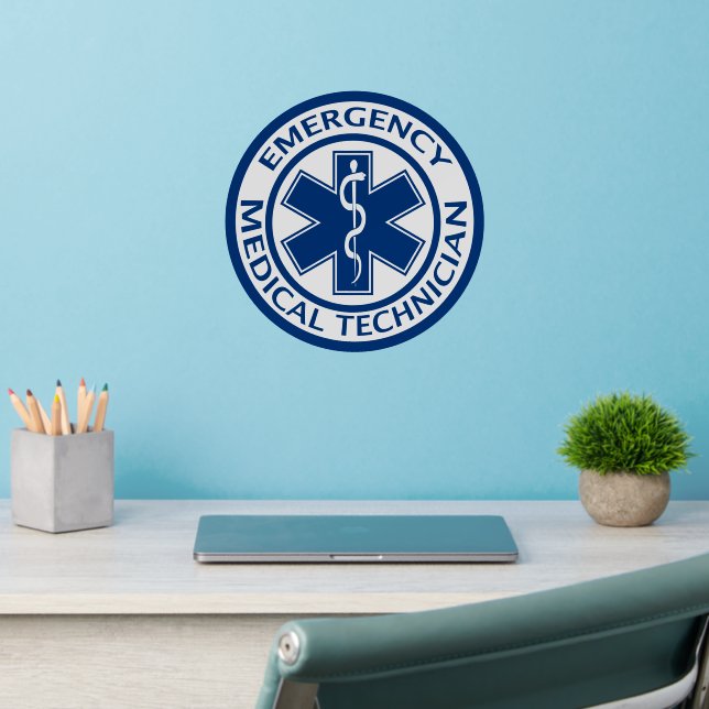 Paramedic EMT EMS Wall Decal (Home Office 2)