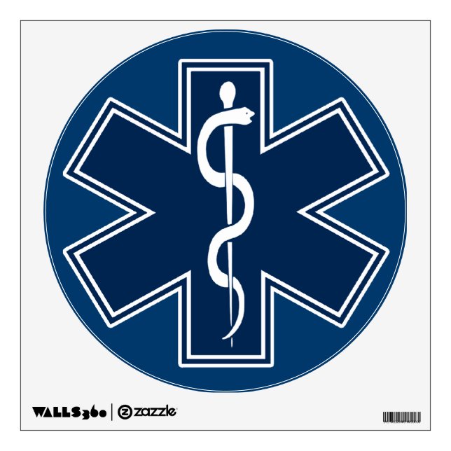 Paramedic EMT EMS Wall Decal (Front)
