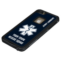 Paramedic EMT EMS with Name and Squad LifeProof FRĒ iPhone 6/6s Plus Case
