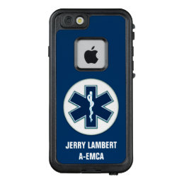 Paramedic EMT EMS with Name and Title LifeProof FRĒ iPhone 6/6s Case
