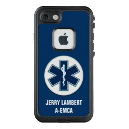 Paramedic EMT EMS with Name and Title LifeProof FRĒ iPhone 7 Case