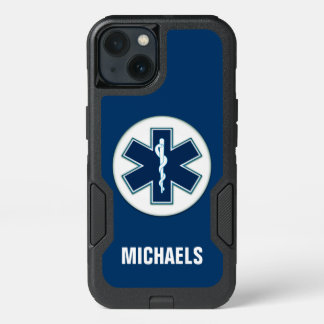 Paramedic EMT EMS with Name iPhone 13 Case