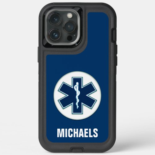 Paramedic EMT EMS with Name iPhone 13 Pro Max Case