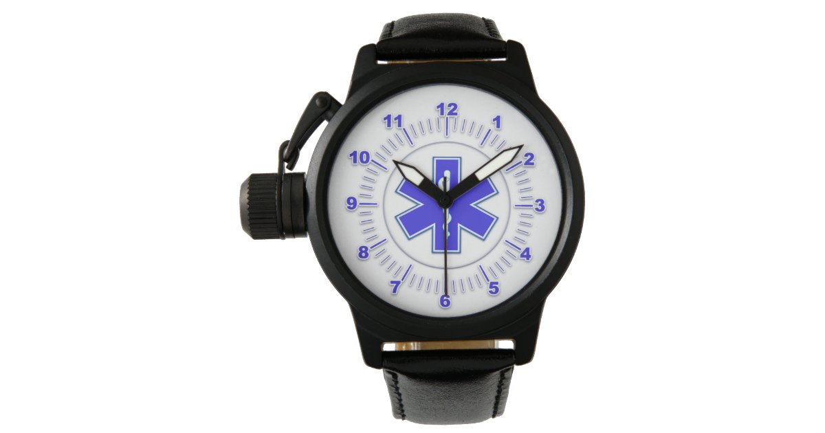 Paramedic EMT EMS Wrist Watch Zazzle