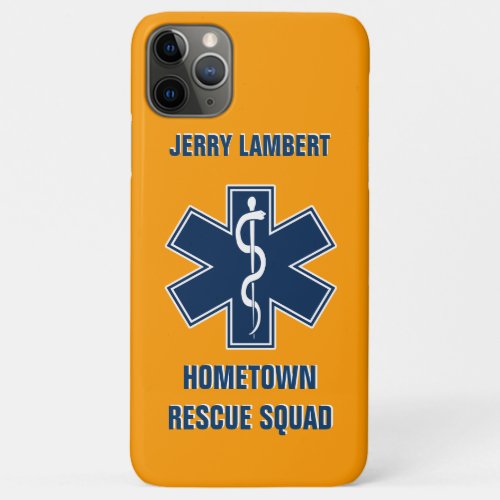 Paramedic EMT Name Template iPhone 11 Pro Max Case