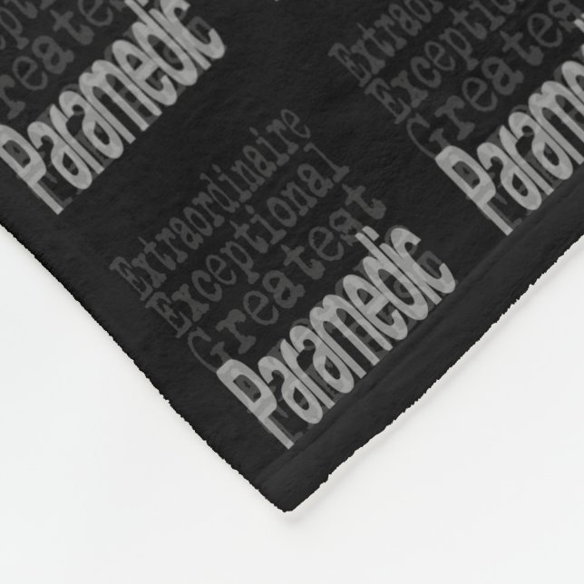 Paramedic Extraordinaire Fleece Blanket (Corner)