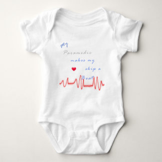 Paramedic heart beat baby bodysuit