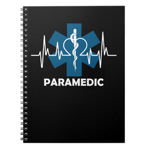 Paramedic Heartbeat Notebook