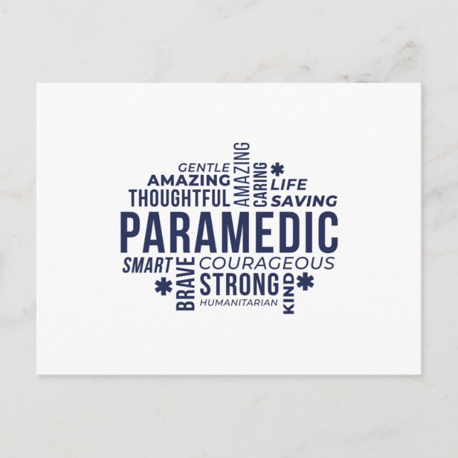 Paramedic Hero Postcard (Front)