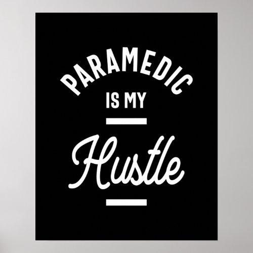 Paramedic Job Title Gift Poster