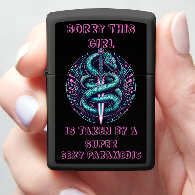 Paramedic Lighter with Snake Strength Design (In Hand)