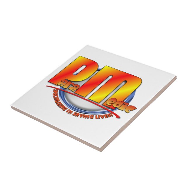 PARAMEDIC LOGO CERAMIC TILE (Side)