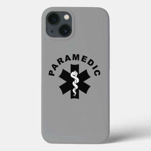 Paramedic Logo Theme iPhone 13 Case