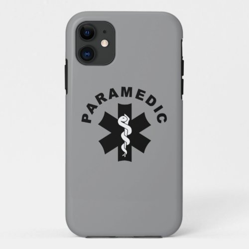 Paramedic Logo Theme iPhone 11 Case