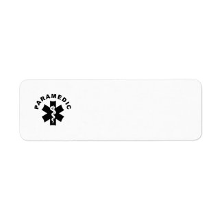 Paramedic Logo Theme Label