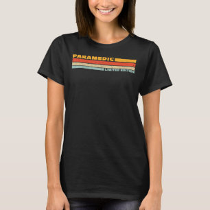 Paramedic Retro Career Job Title  Profession T-Shirt