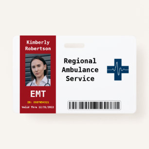Paramedic Security ID Badge