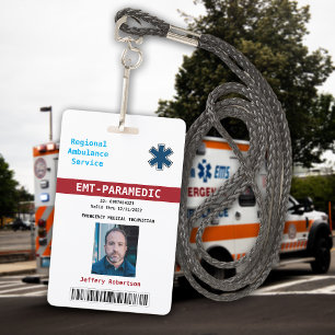 Paramedic Security ID Badge