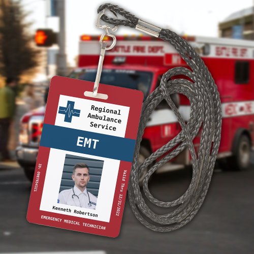 Paramedic Security ID  Badge