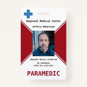 Paramedic Security ID Badge