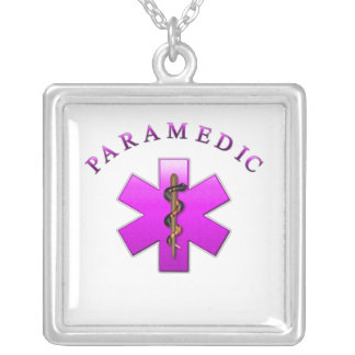 Paramedic Silver Plated Necklace