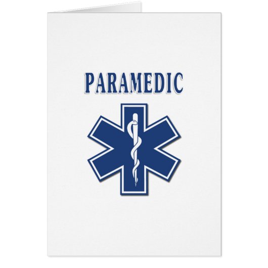 Paramedic Star of Life Cards (Front)