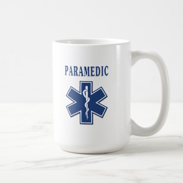 Paramedic Star of Life Coffee Mug (Right)