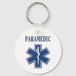 Paramedic Star of Life Keychain