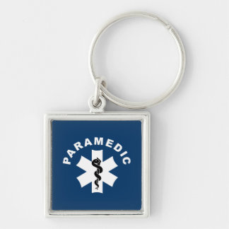 Paramedic Star of Life Keychain