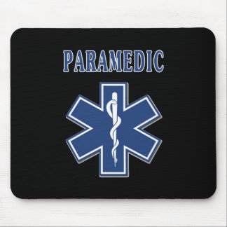 Paramedic Star of Life Mouse Pad