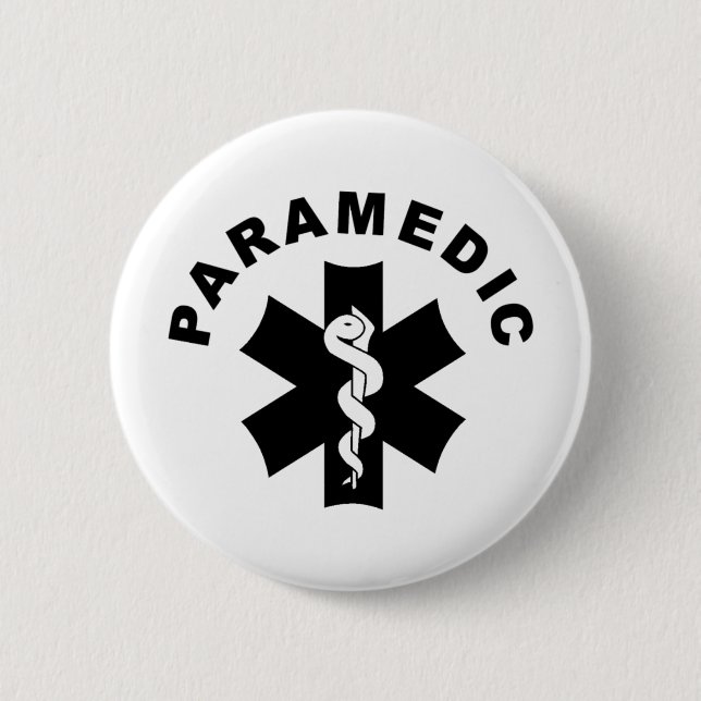 Paramedic Theme Button (Front)