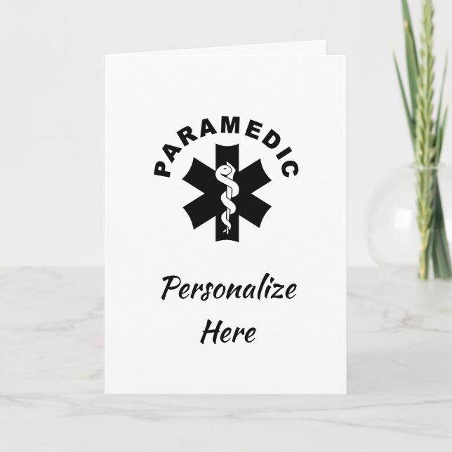 Paramedic Theme Card (Front)