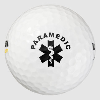 Paramedic Theme Golf Balls