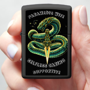 Paramedic Wife Selfless Caring Supportive EMT Zippo Lighter