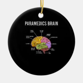 Paramedics Brain Medical EMT EMS First Aider Medic Ceramic Ornament