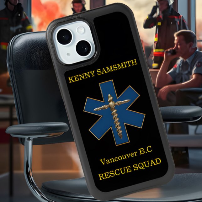  Paramedics EMTs EMS professionals A-EMCA personal iPhone 15 Case (Creator Uploaded)