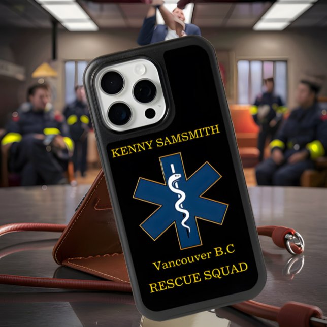  Paramedics EMTs EMS professionals A-EMCA personal iPhone 15 Pro Max Case (Creator Uploaded)