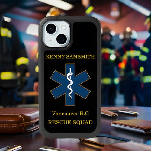 Paramedics EMTs EMS professionals A_EMCA personal iPhone 15 Case