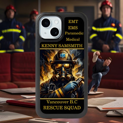  Paramedics EMTs EMS Rescue Squad Firefighter iPhone 15 Case