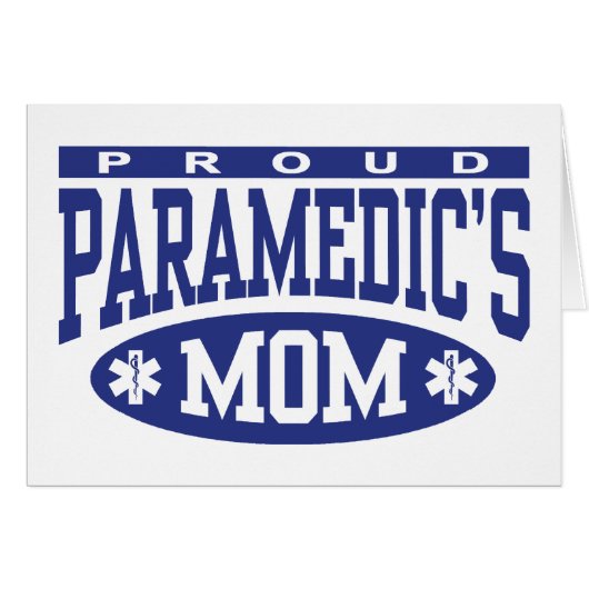 Paramedic's Mom Cards (Front Horizontal)